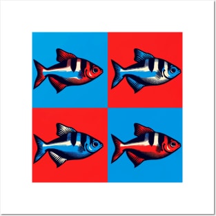 Neon Tetra - Cool Tropical Fish Posters and Art